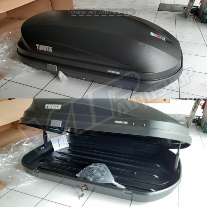 Jual Fortuner Vnt Paket Roofbox Roof Box Thule Pacific 100 +Crossbar | Shopee Indonesia