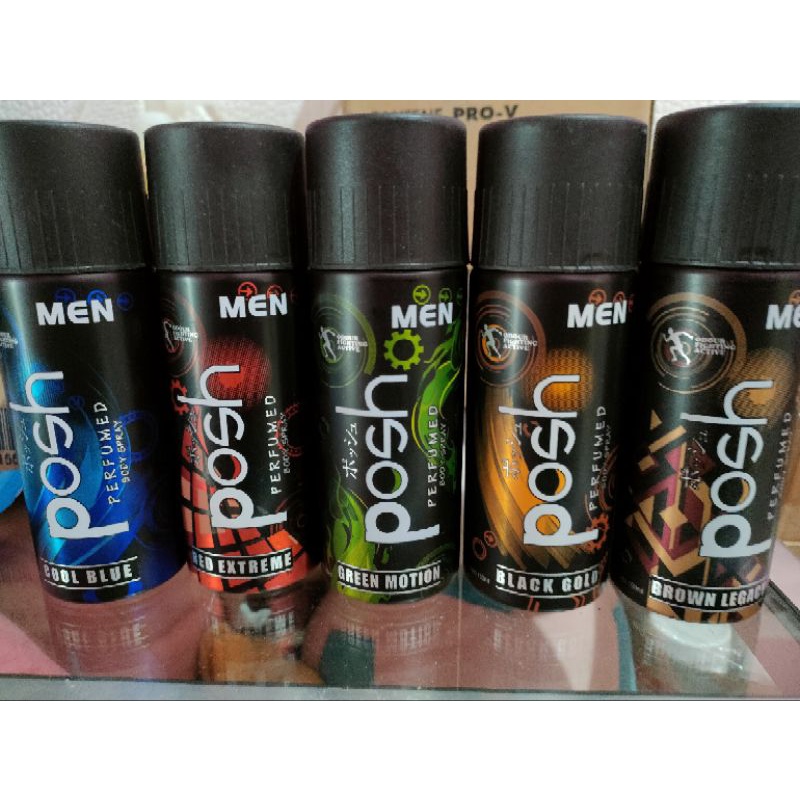 Jual Posh men body spray 150 ml Shopee Indonesia