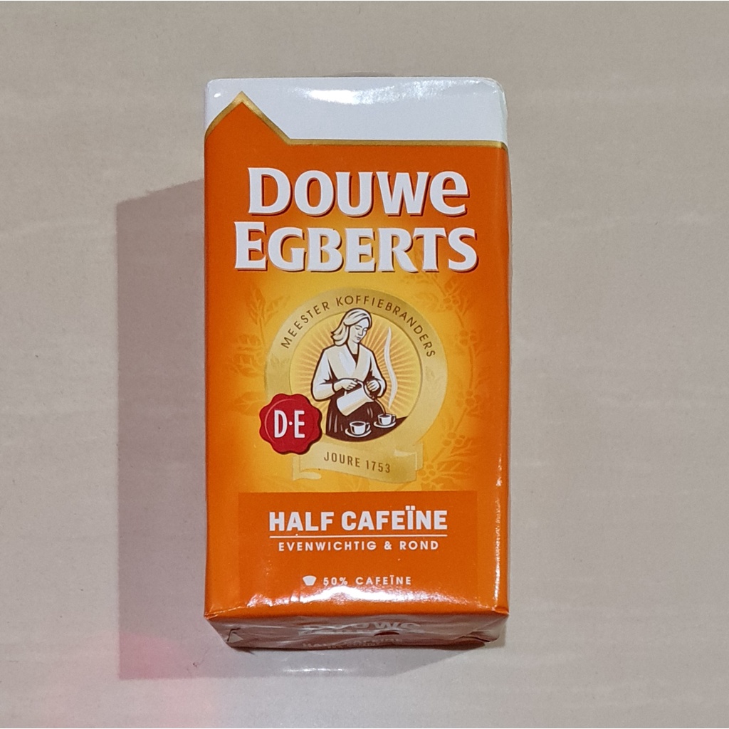Jual Kopi Douwe Egberts Half Cafeine / Caffeine 250 Gram Shopee Indonesia