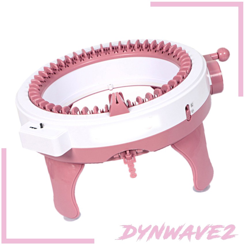[DYNWAVE2] 48 Needles Round Loom Set, Knitting Board Rotating Double