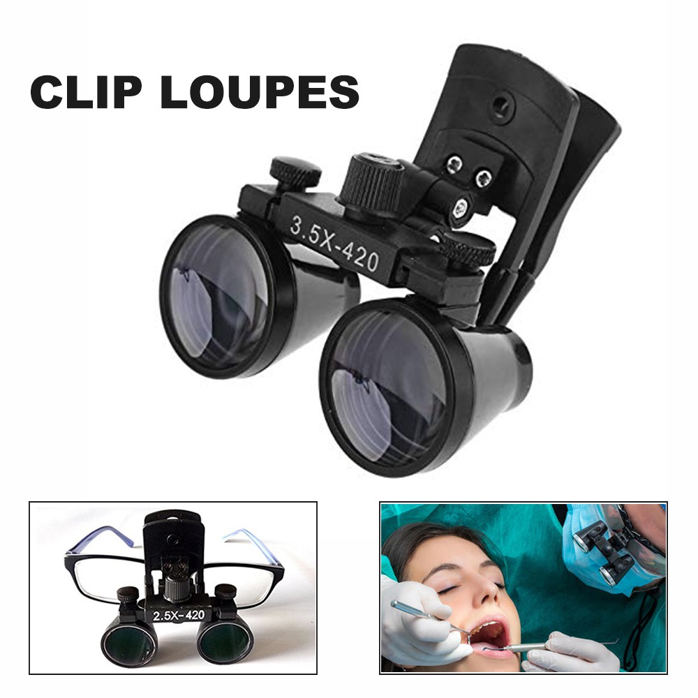 Dental Loupes 2.5X 3.5X Binocular Medical Magnifier Dentistry Surgical Optical Glass Lens