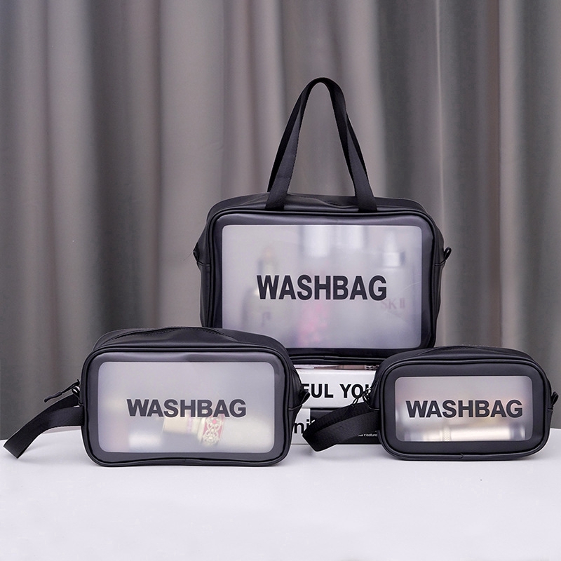 Travel Cosmetic Bag Fashion Durable Waterproof Transparent Wash Bag