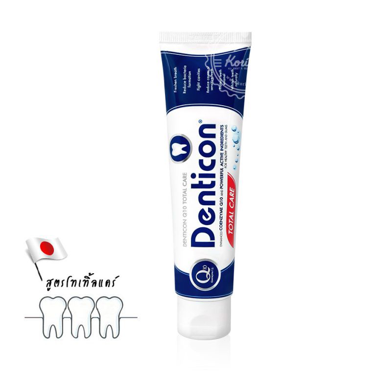 [New] Denticon Toothpaste Q10 Total Care 150 g. Shopee Thailand