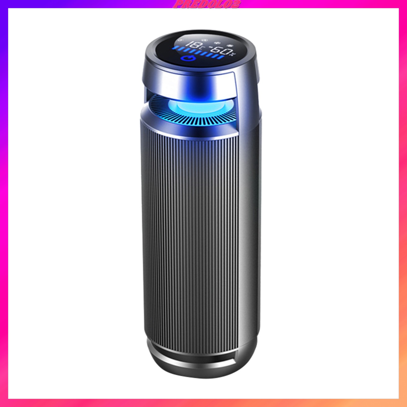 [PREDOLO2] Portable Mini Car Air Purifier Remove Dust HEPA Filter Fresh