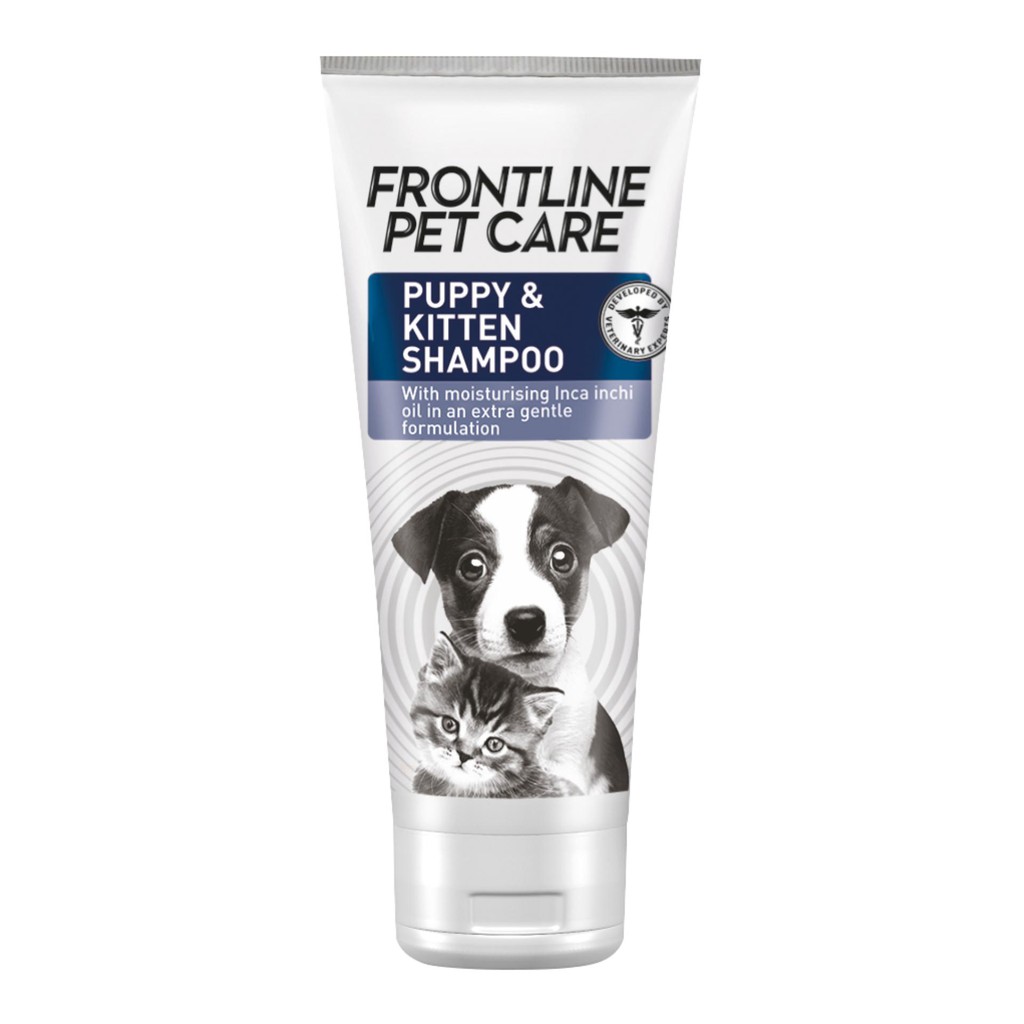 FRONTLINE PET CARE PUPPY & KITTEN SHAMPOO 200ml แชมพูสูตรอ่อนโยน สำหรับ