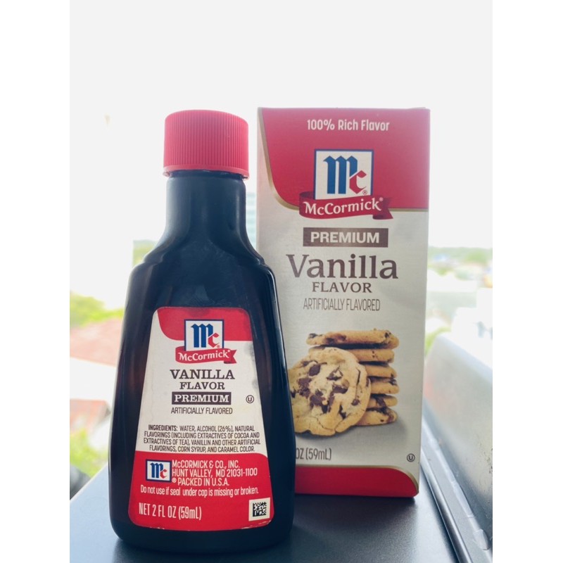 กลิ่นวนิลา พรีเมียม Mccormick Premium Vanilla Flavor ขนาด 59 mL กลิ่น