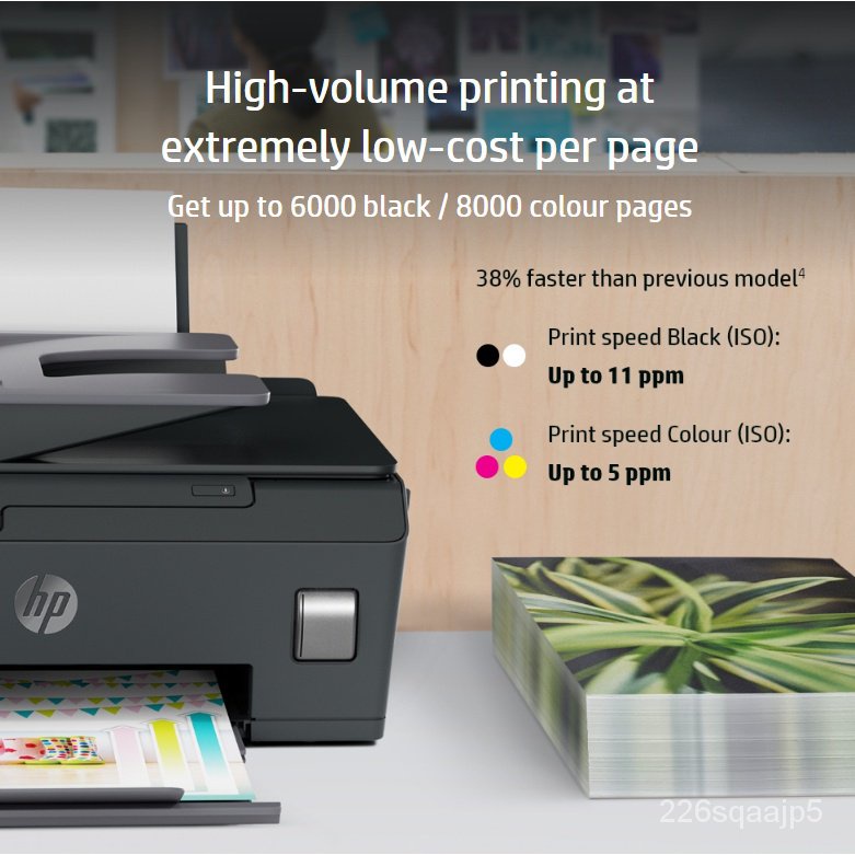 HP Smart Tank 615 Wireless AllinOne Multifunction Color Inkjet