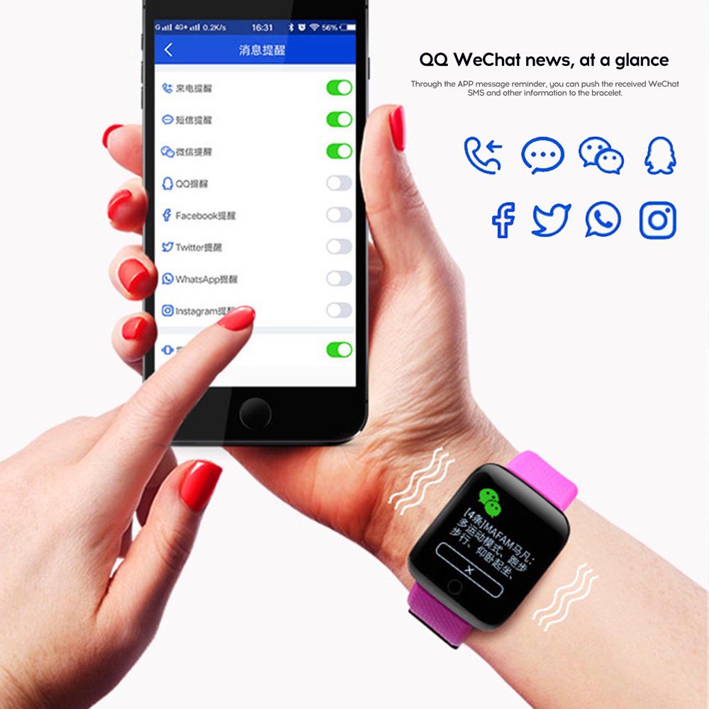 2020 New Smart Watch Men Fitness Bracelet Womens Watches Heart rate