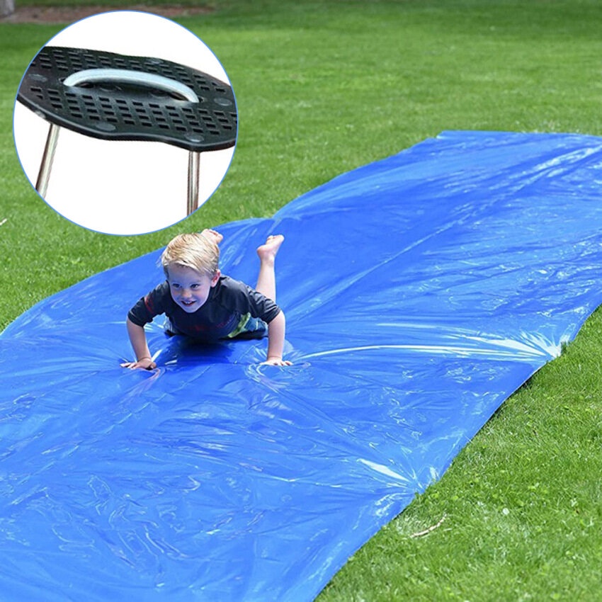 8M Surf Water Slide Mat Lawn Water Slide For Children Summer Pool Games