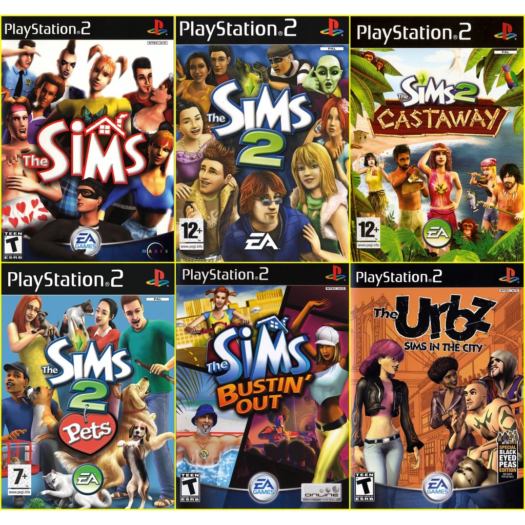 The Sims เดอะซิมส์ ทุกภาค แผ่นเกม PS2 Playstation 2 yutakioff ThaiPick