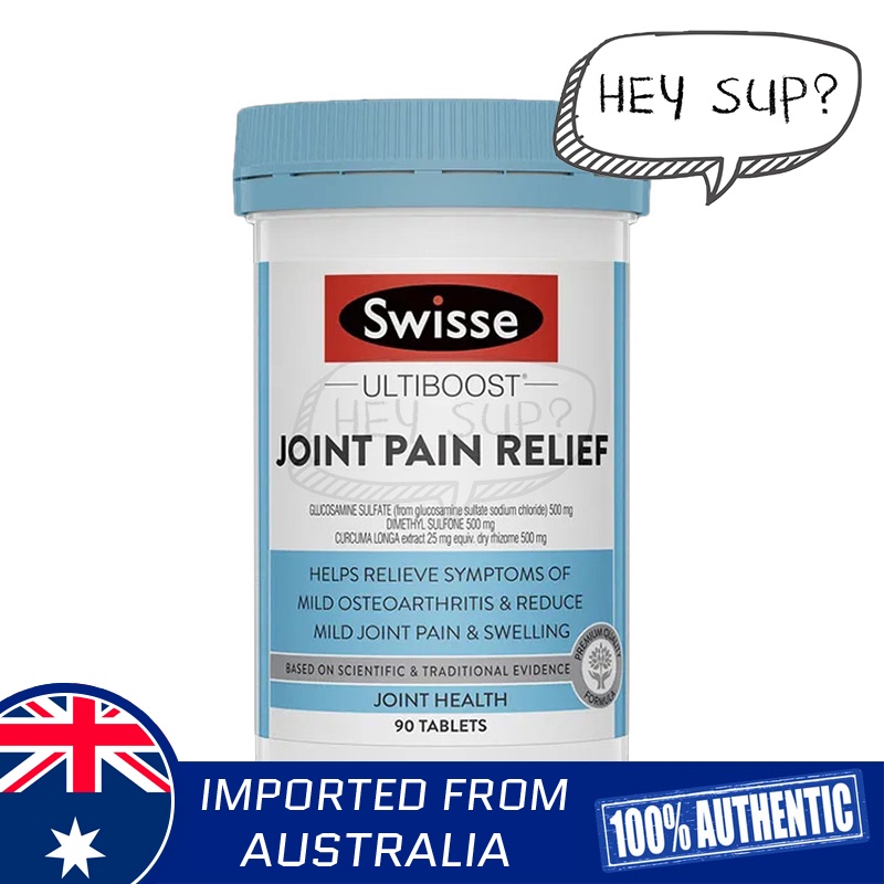 Swisse Ultiboost Joint Pain Relief 90 Tablets (EXP07 2022) Shopee