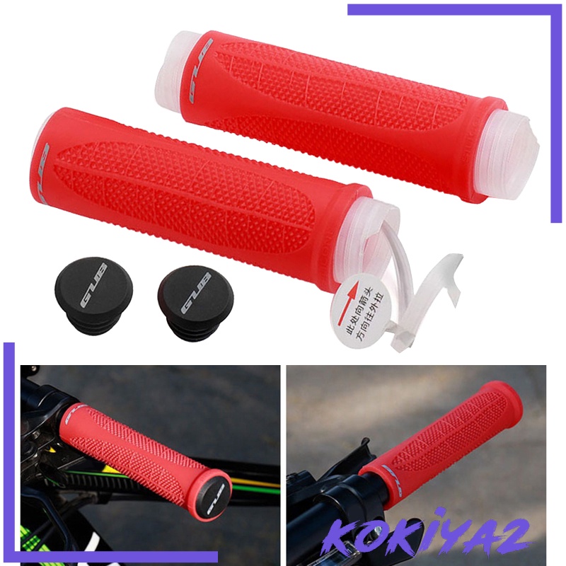 [KOKIYA2]22.2mm Silicone MTB Road Bike Grips Shock Absorbing Handlebar