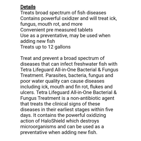 General Cure Freshwater Saltwater Aquarium Parasitic Fish Disease