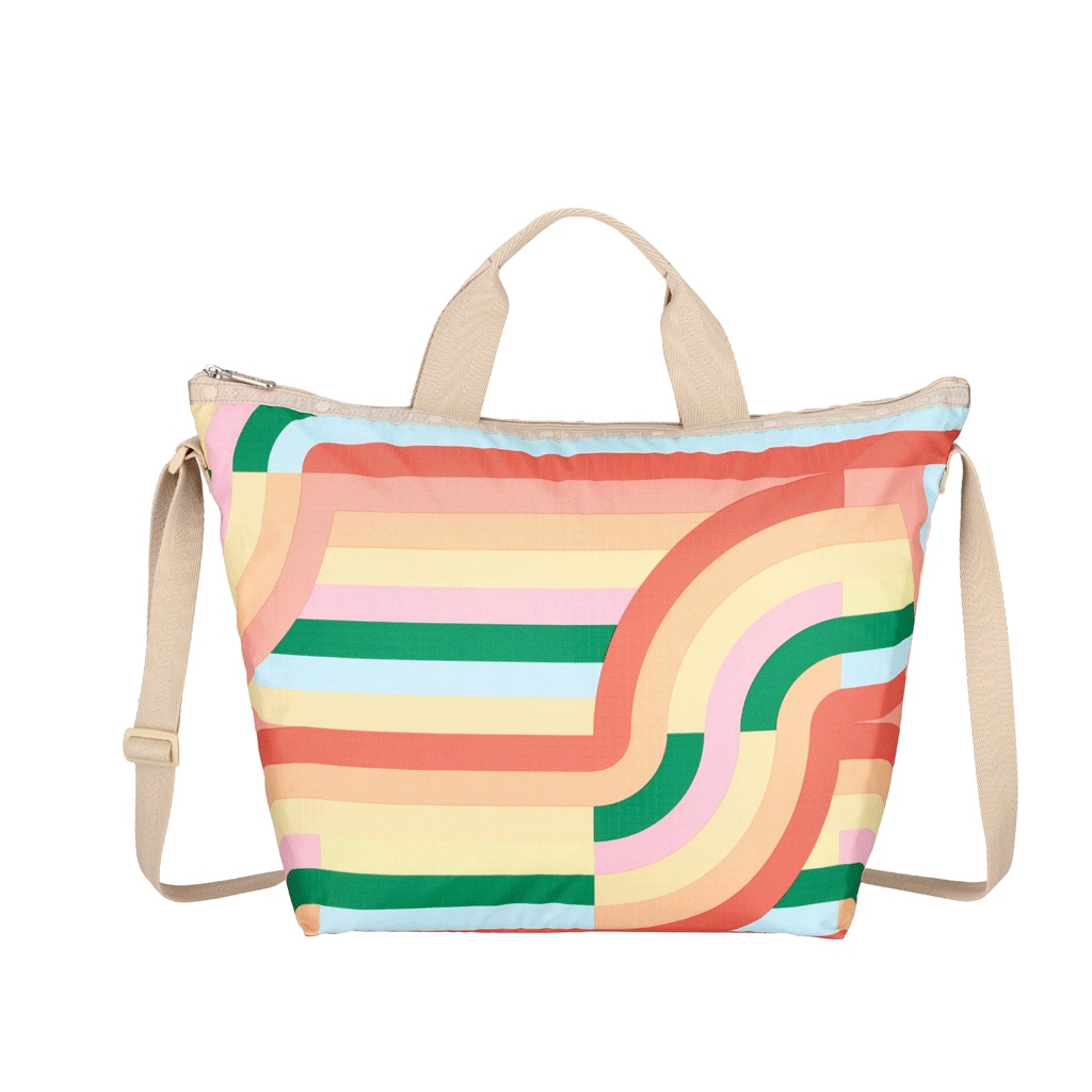 Lesportsac Deluxe Easy Carry Tote Crossbody Bag กระเป๋าโท๊ส Style 4360