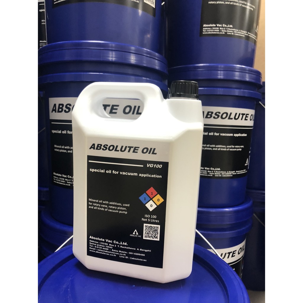 น้ำมันสุญญากาศ VG100 lubricating oil vacuum pump nissararattananon