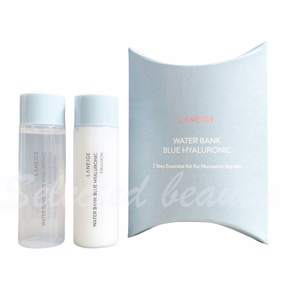 Laneige Water Bank Blue Hyaluronic 2 step Essential Kit For Normal to