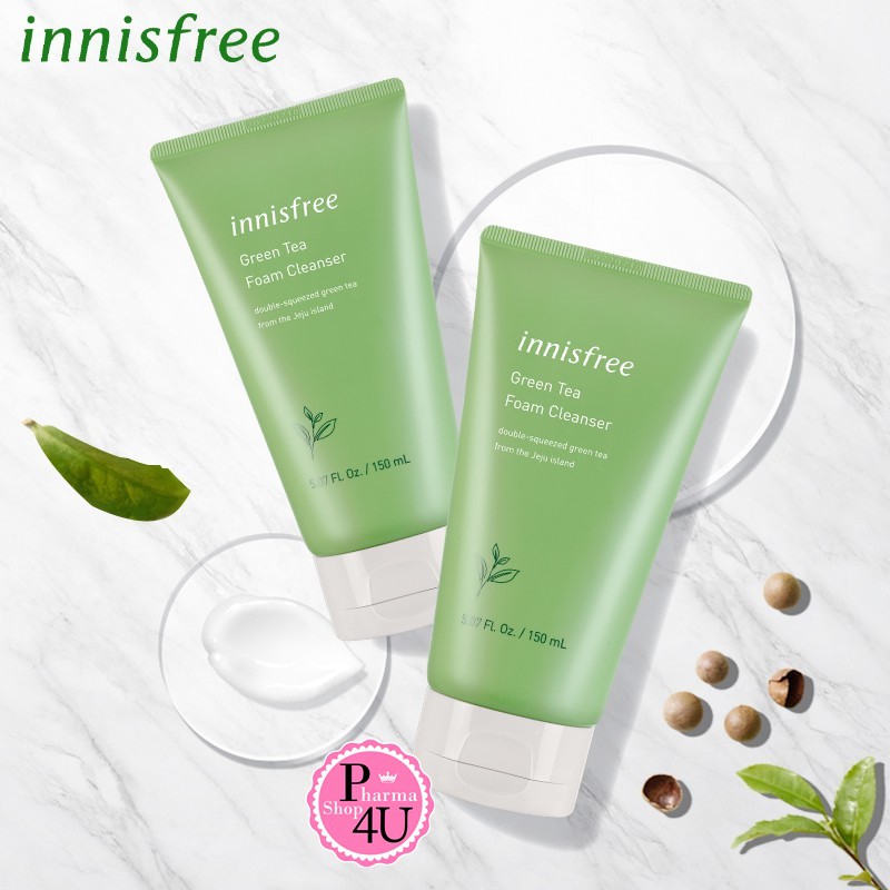 พร้อมส่ง Innisfree Green Tea Foam Cleanser ขนาดปกติ 150 Ml. โฟมชาเขียว