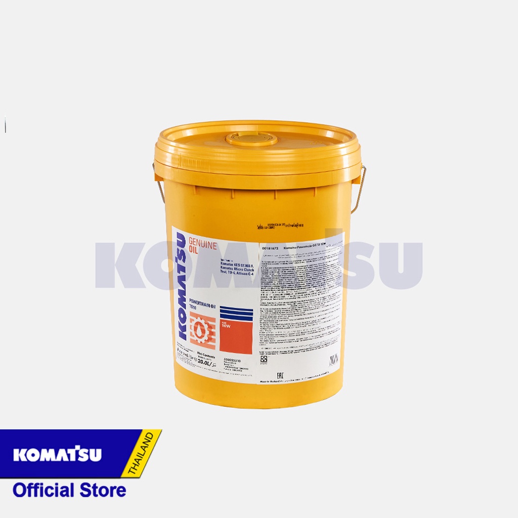 KOMATSU น้ำมันระบบส่งกำลัง Komatsu Powertrain Oil TO 10W 1*20L TO10