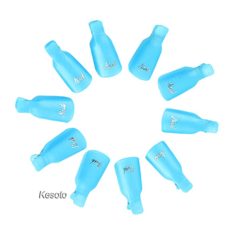 Nails Art Gel Caps Soak Off Clip Wearable Fingers Gel Remover Wraps kesoto.th ThaiPick