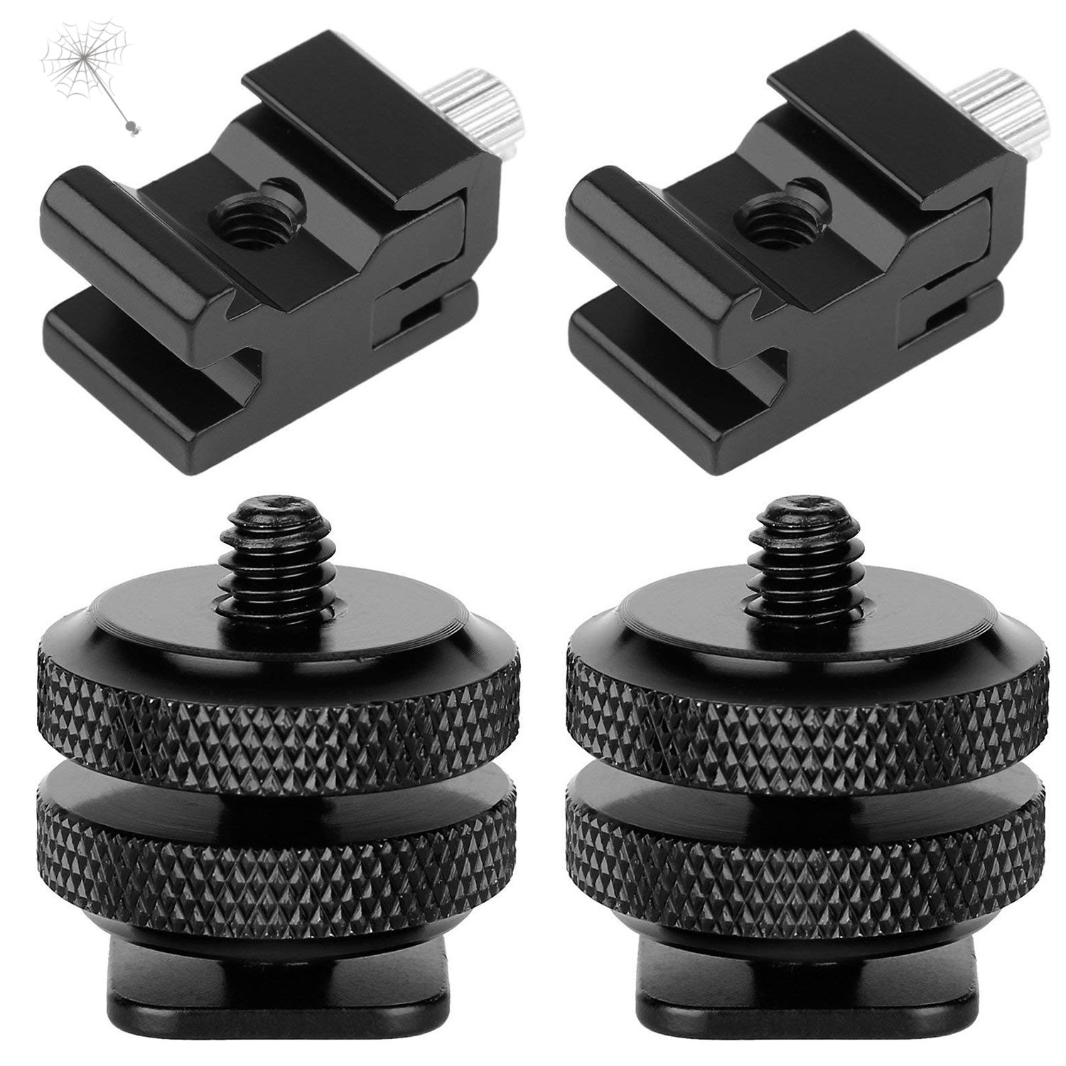 【Ready Stock!!】4 Pack Camera Combo Pack Hot Shoe Mount Adapter Cold