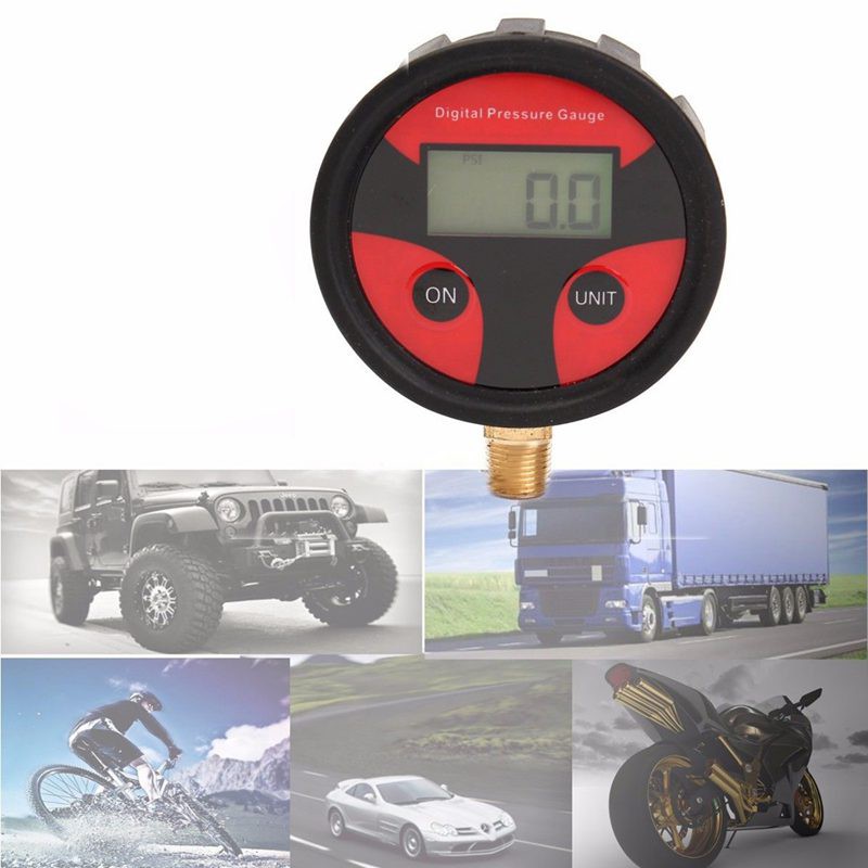 0200PSI LCD Digital Tyre Tire Air Pressure Gauge Motorcycle Car Truck Bike tiarma.th ThaiPick