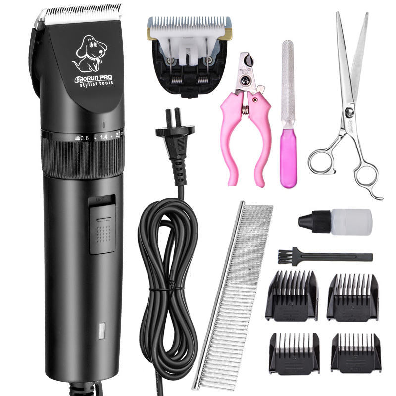 razor hair set,razor hair electric,Baorun professional large dog dog