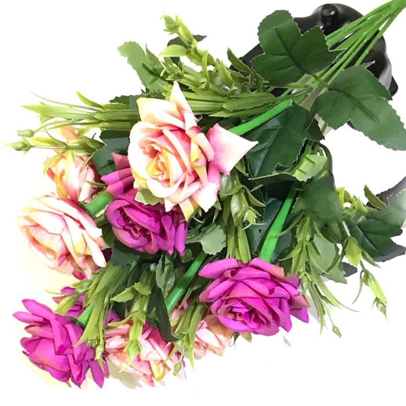 Seabeach_1Pc Artificial Rose Flower Stage Arch Garden Wedding Home Party Decoration Props