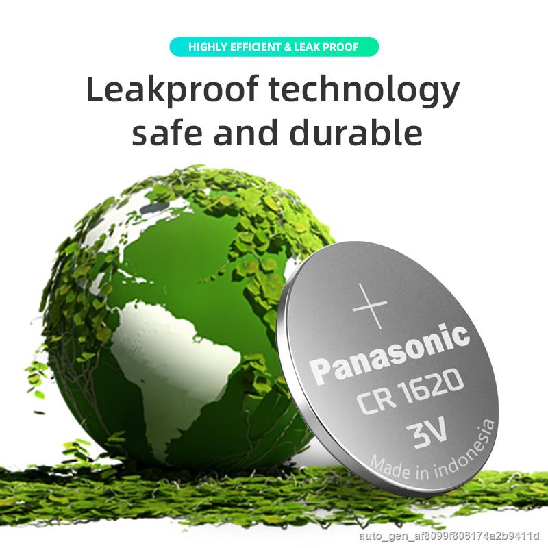 10pcs Panasonic al Cr1620 Button Battery Cr1620 Ecr1620 Gpcr1620 3v