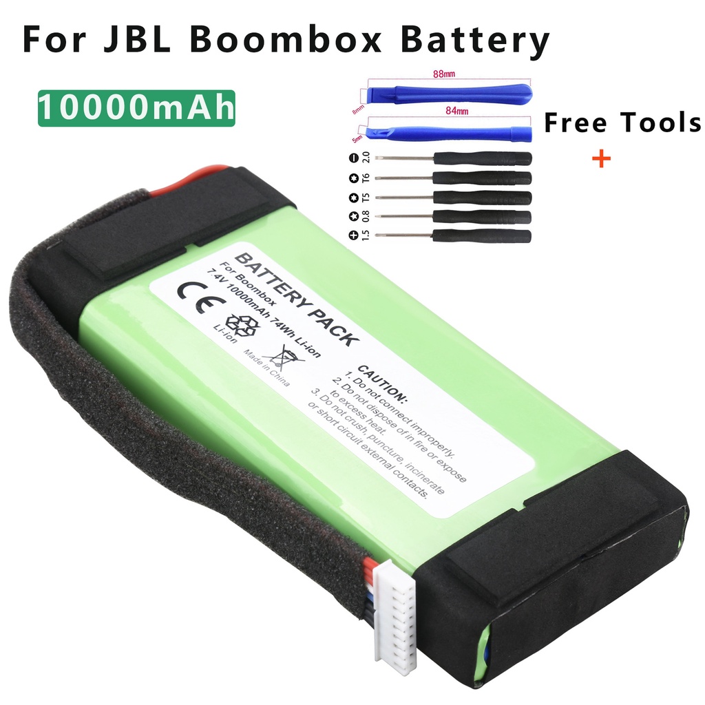 เสียงแบตเตอรี่7.4V 10000mah battery for JBL Boombox batteriesแบตเตอรี่