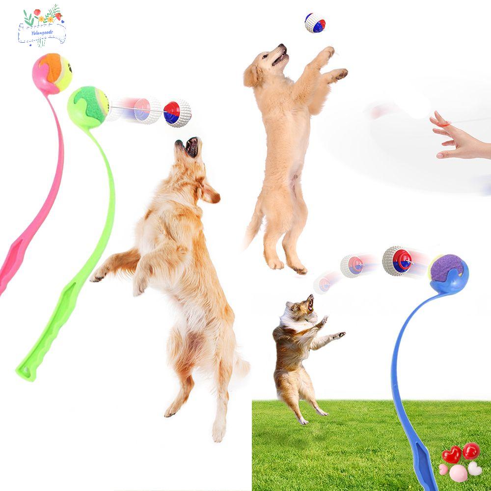 ☆YOLA☆ Outdoor Dog Ball Thrower Launcher Dog Training Toy Fetch