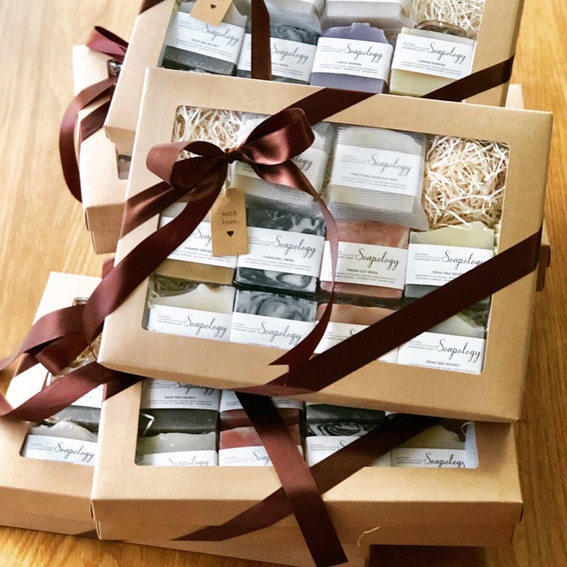 Organic Handmade Luxury Gift Set 10 Full Size Bars กิ๊ฟเซ็ตสบู่