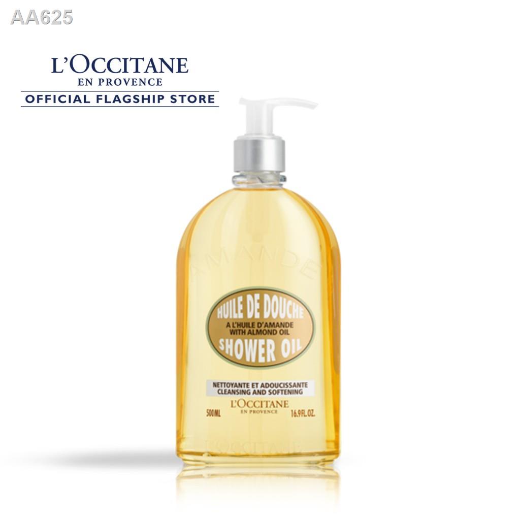 ﹉♀L'Occitane Almond Shower Oil 500ml ล็อกซิทาน ออยล์อาบน้ำ อัลมอนด์ ชาว