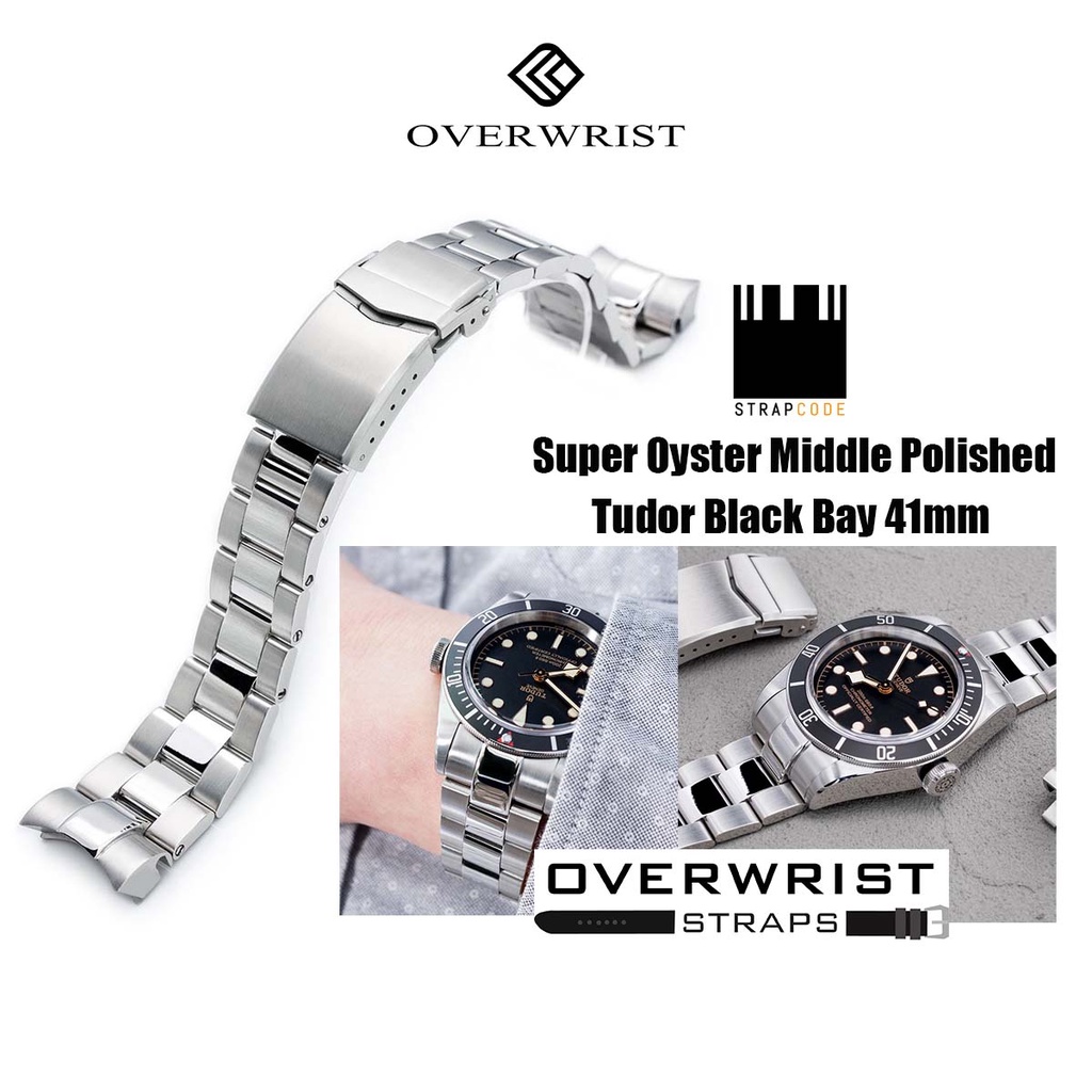 สายนาฬิกา รุ่น miltat strapcode super oyster for tudor black bay middle