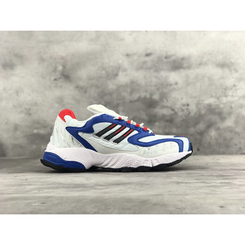 Adidas Torsion running shoes white and blue running shoes Leisure shoes for men Unisex real
