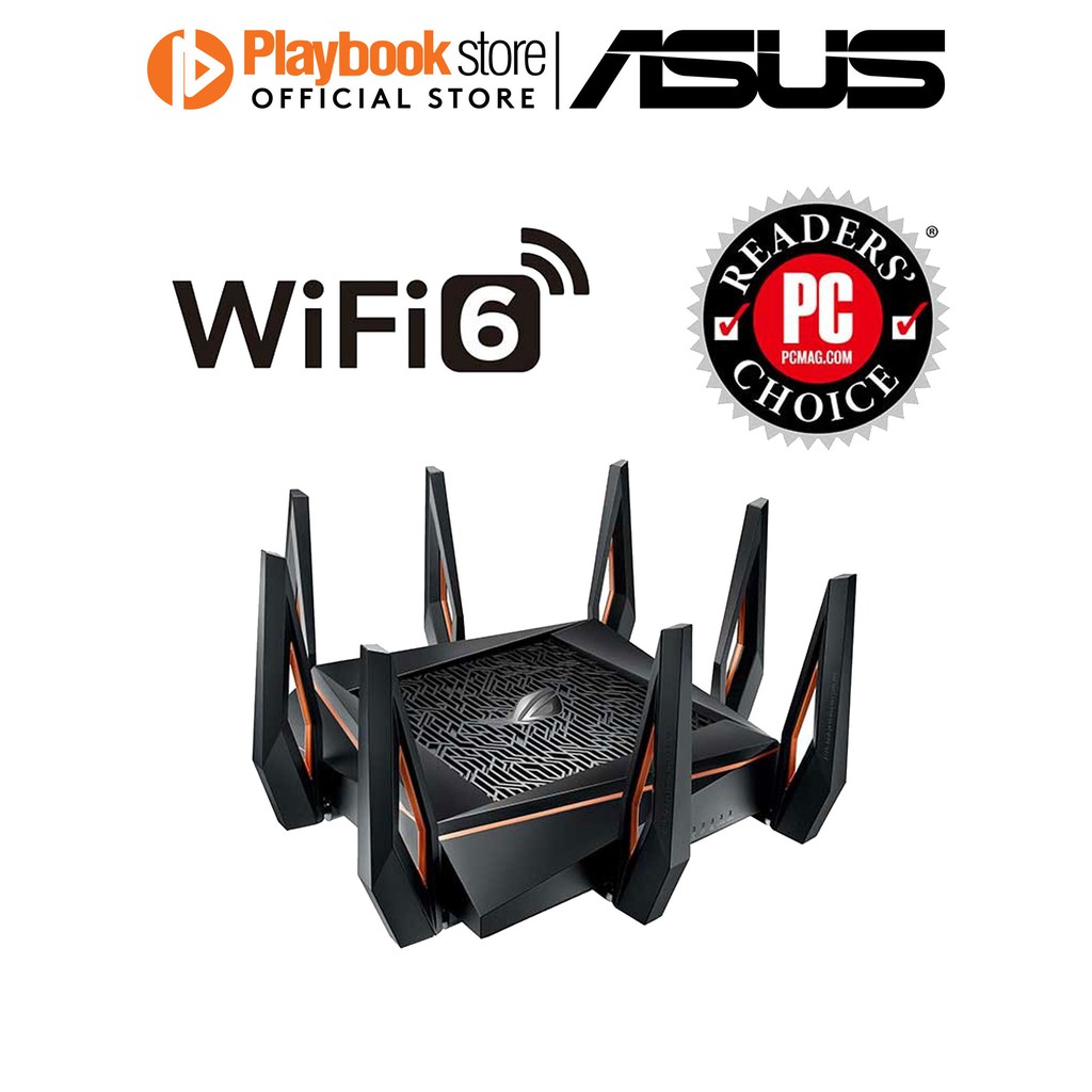 Asus ROG Rapture GTAX11000, World's First 10 Gigabit Triband WiFi Gaming Router WI8A