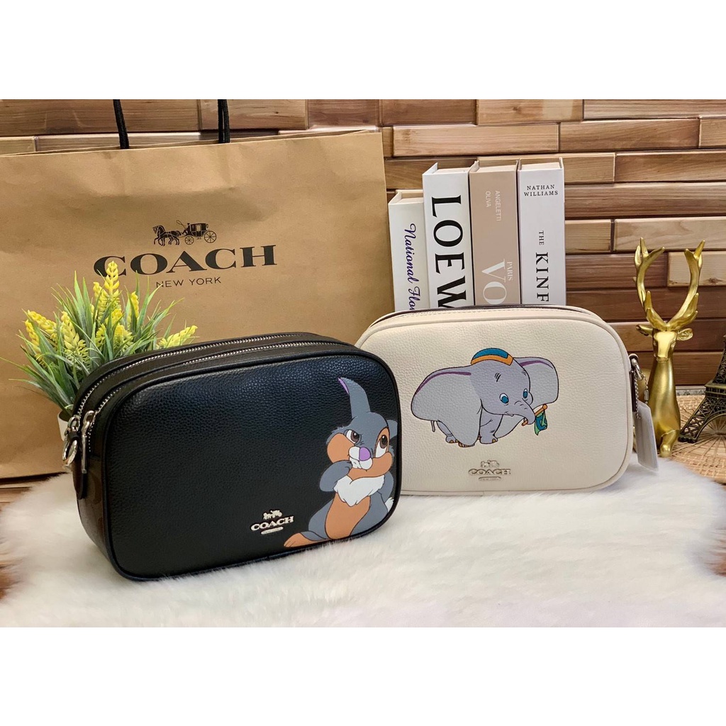 COACH DISNEY X COACH JES CROSSBODY INSIGNATURE WITH DUMBO BAG((91118