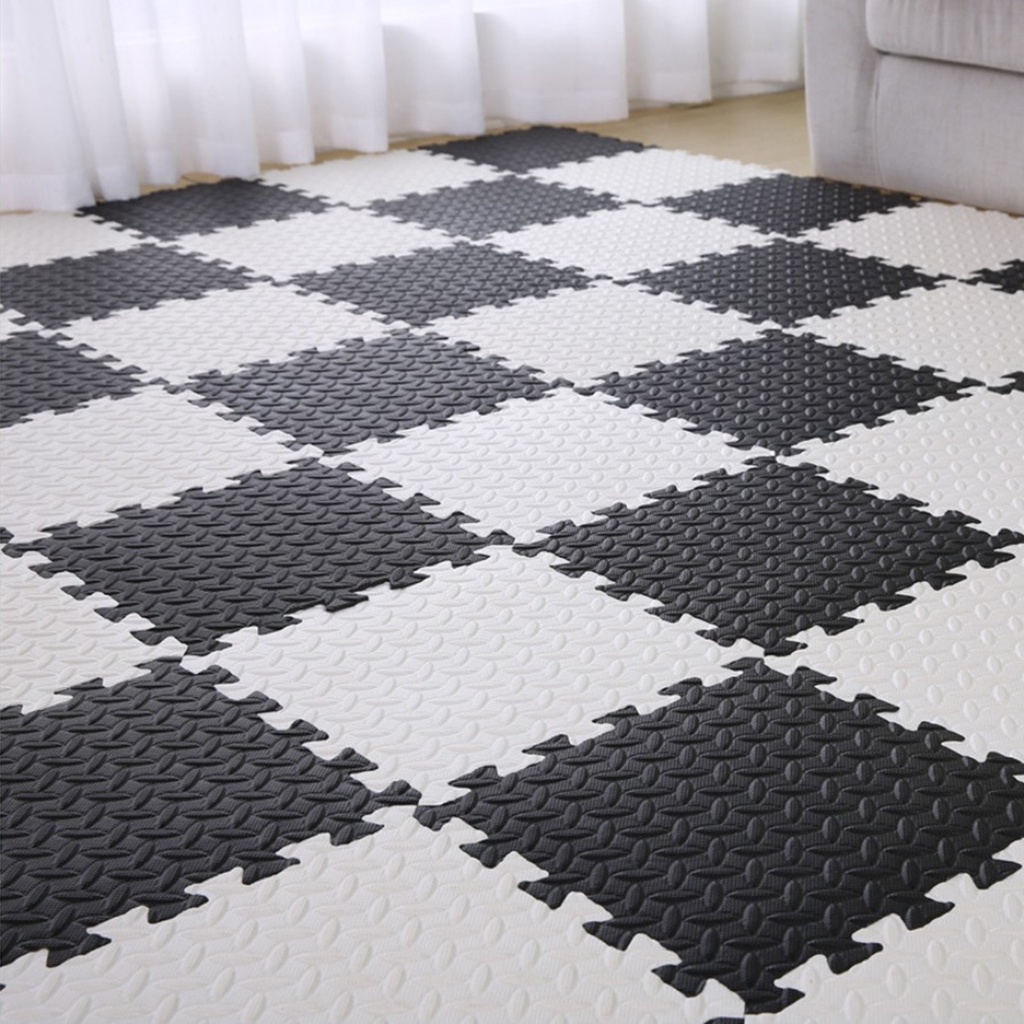 [Shiwaki3] 16pcs Floor Mat Exercise Tiles Home Fitness GYM FLOORING