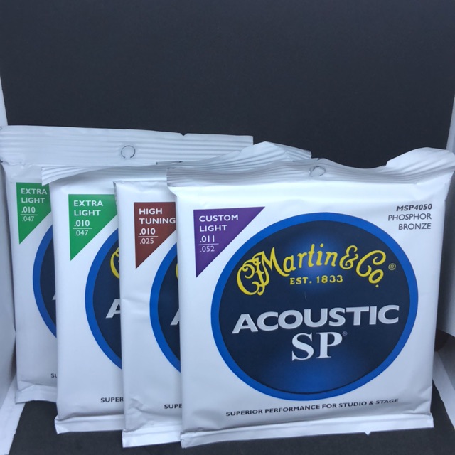 สายกีต้าร์โปร่ง martin acoustic SP Phosphor Bronze ลดล้างสต๊อก ซื้อมา
