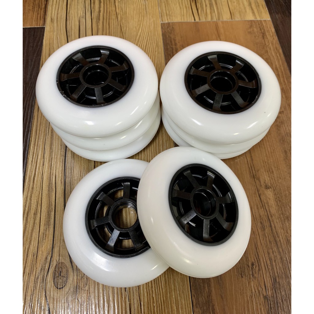 ล้อสเก๊ต COMPLETE SET Speed skate wheel size 90mm x 24mm Hardness 85A qty 8 wheels with