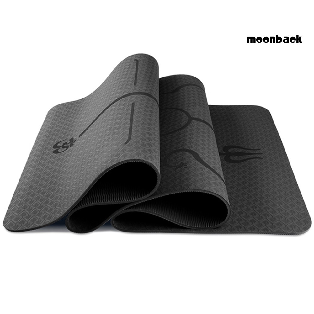 MB+TPE Antislip Waterproof Carpet Fitness Gymnastics Yoga Mat with