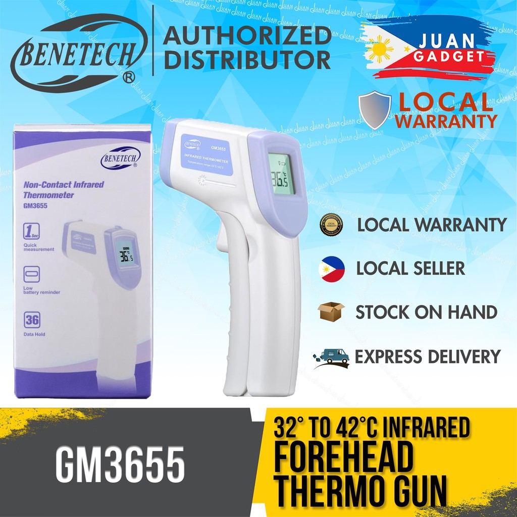 GM3655 Non Contact Infrared Forehead Body Thermometer Thermal