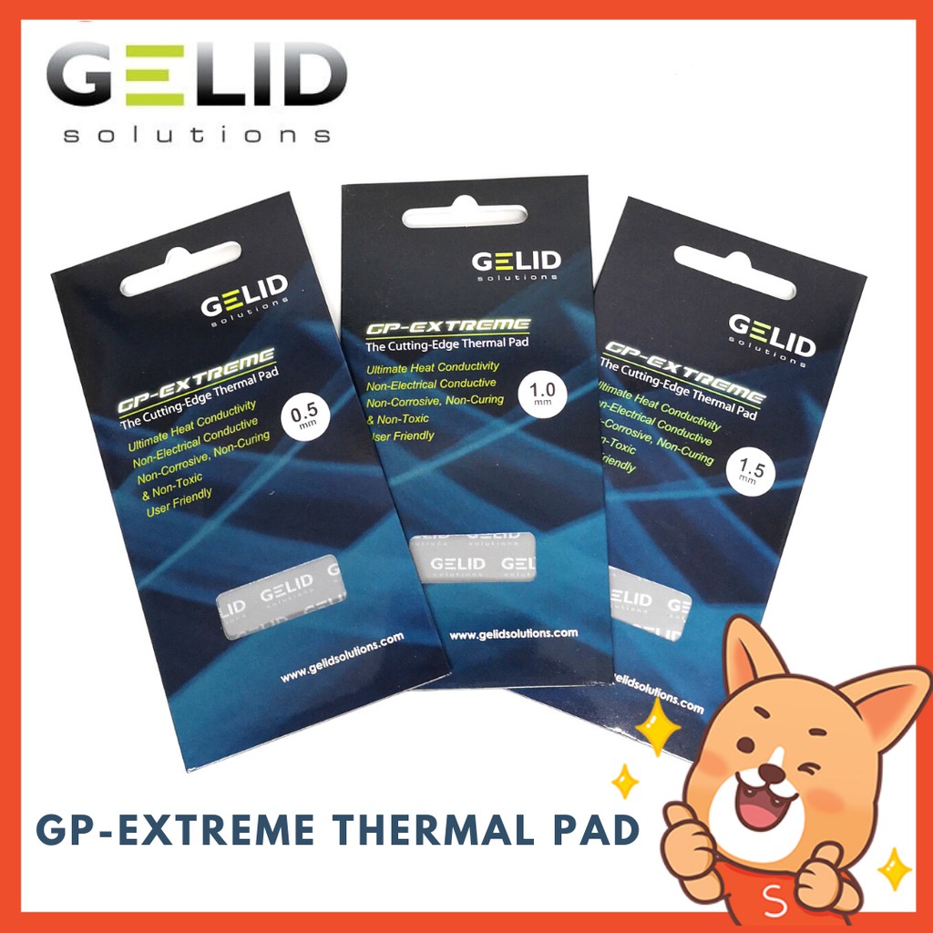 Gelid gp extreme thermal pad ซิลิโคน ซิลิโคนแผ่น สำหรับระบายความร้อน