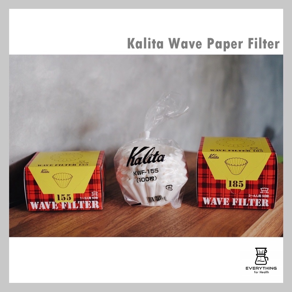 [พร้อมส่ง] KALITA Wave Paper Filter 155 & 185 กระดาษกรอง คาลิตะ กระดาษ