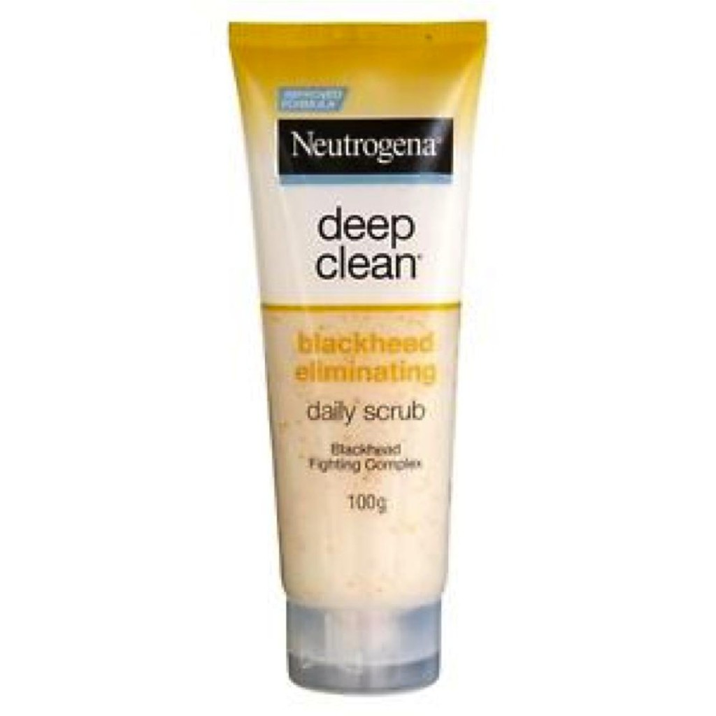 Neutrogena Deep Clean Blackhead Eliminating Daily Scrub 100ml. นูโทรจี