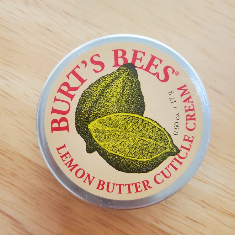 BURT'S BEES Lemon Butter Cuticle Cream, 0.60 oz (17 g) ครีมบำรุงเล็บ