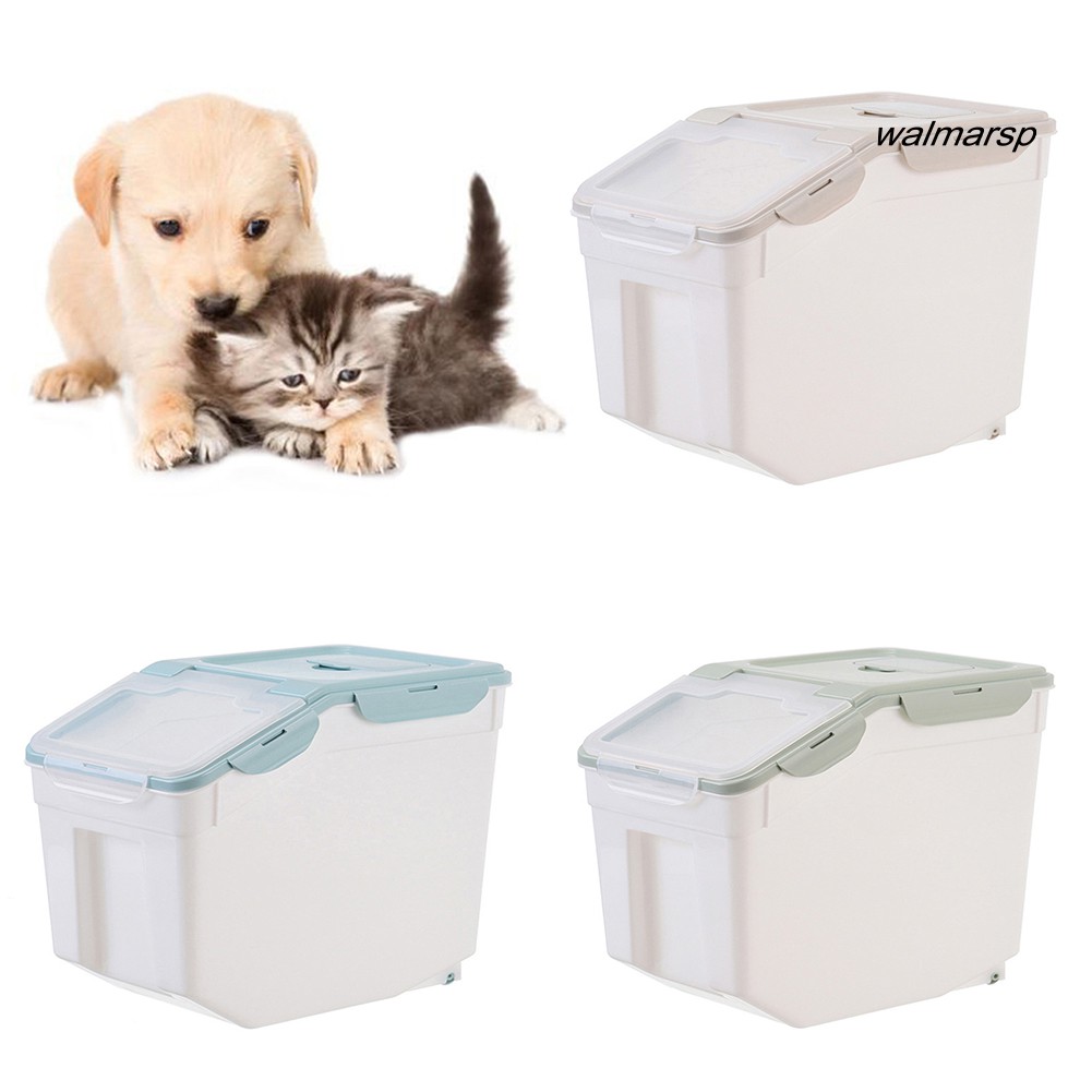 Pet Dog Bowl Container Box Containers Dog Food Container Cat Feeder