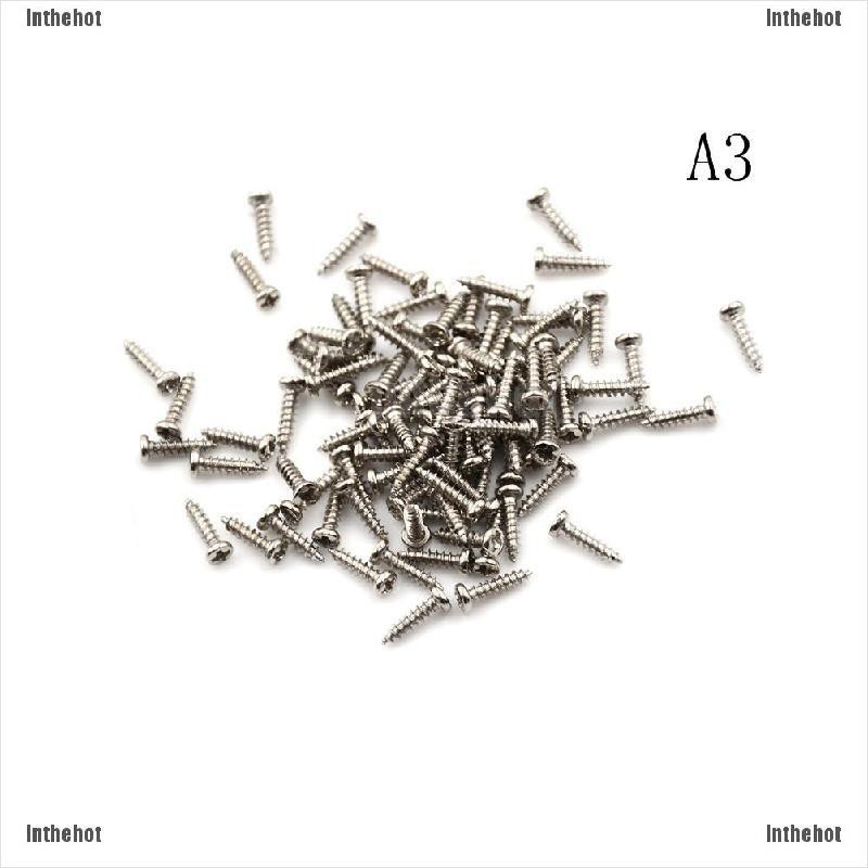 สกรูน็อต M 2 Screw Thread เส้นผ่าศูนย์กลาง 100 ชิ้น inthehot.th