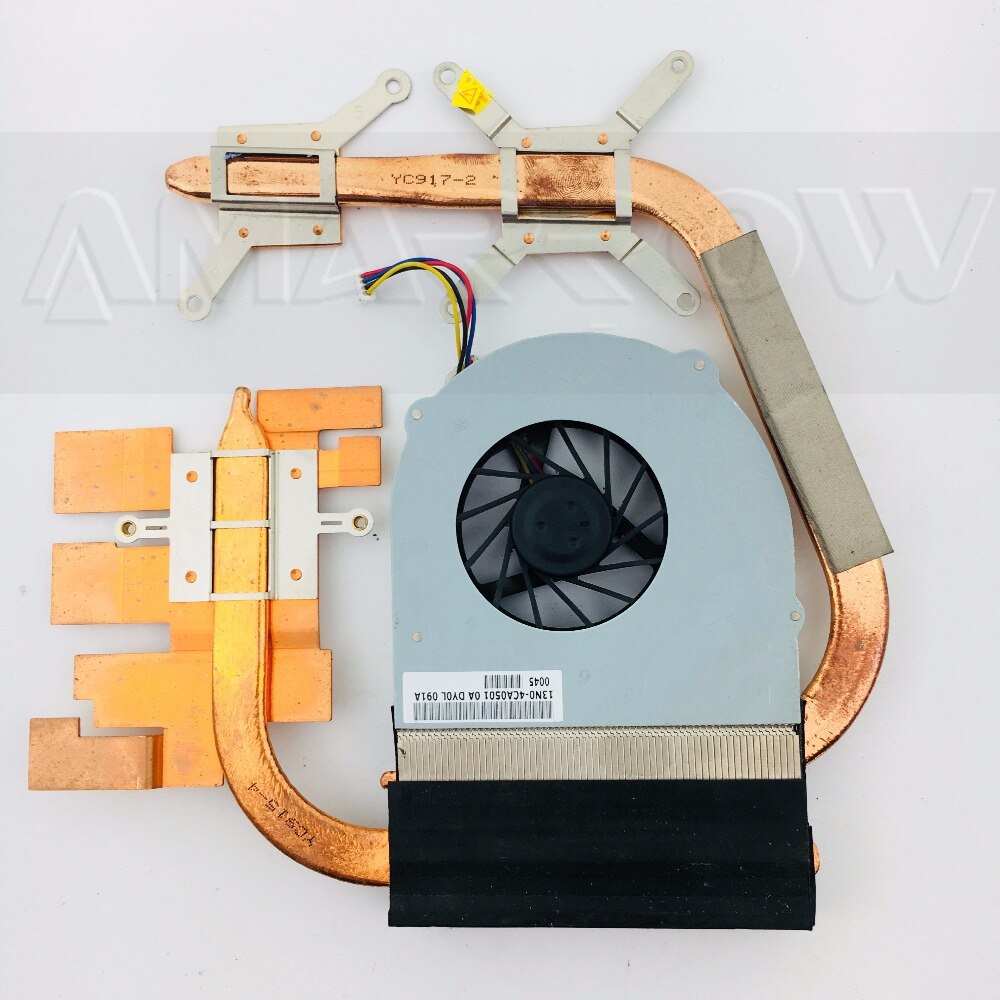 Original free shipping laptop heatsink cooling fan cpu cooler For asus G50V G60V G60VX 13N0