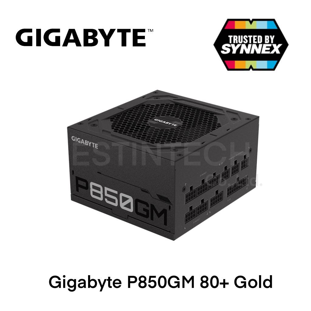 Power Supply (อุปกรณ์จ่ายไฟ) GIGABYTE P850GM 850W 80 PLUS GOLD ของใหม่
