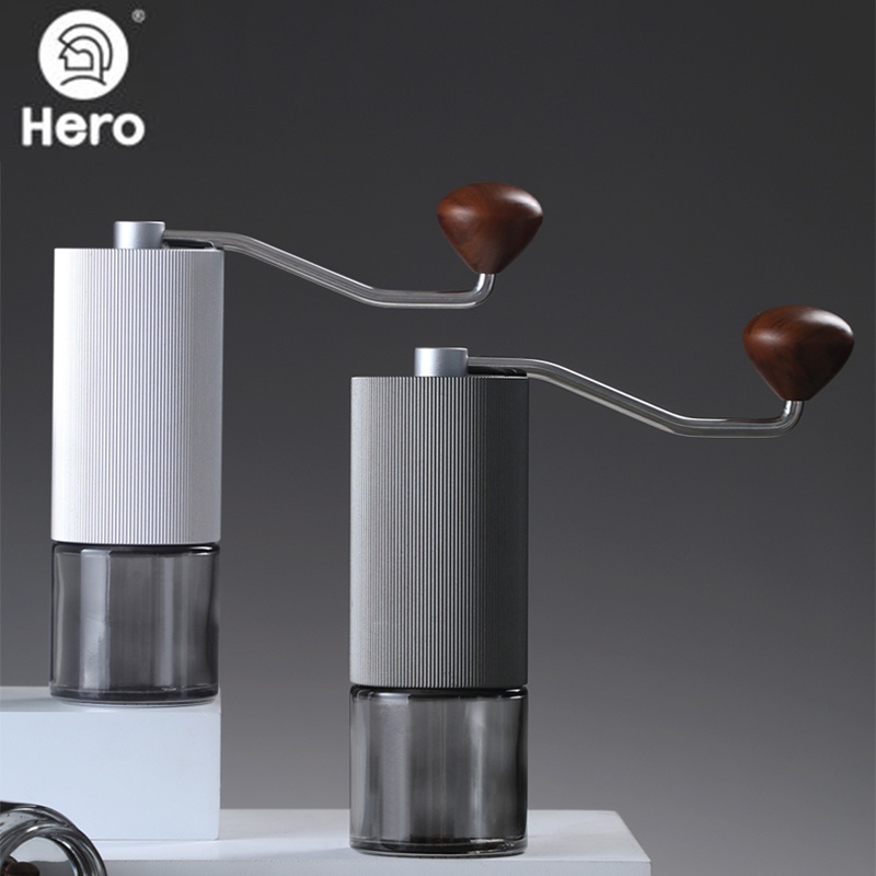 เครื่องบดกาแฟHero S02 ortable Manual Coffee Grinder 420 Stainless Steel
